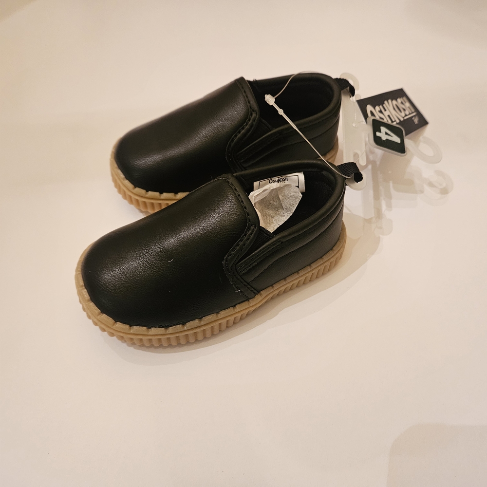 OshKosh B'gosh Black Slip-On Baby Shoes